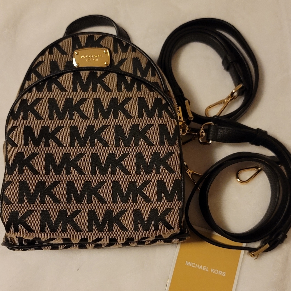 Michael Kors Abbey Mini Backpack Canvas
